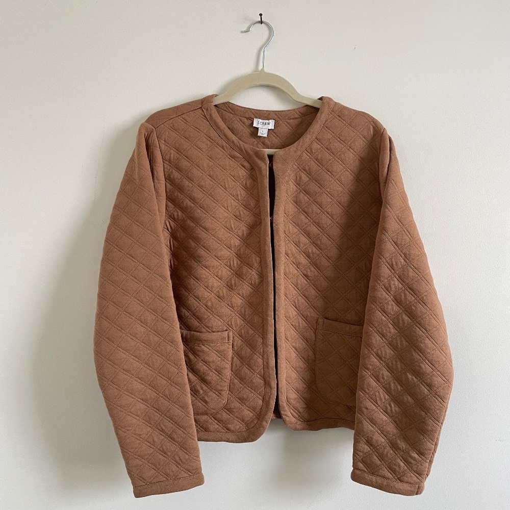 J.CREW FACTORY QUILTED JACKET